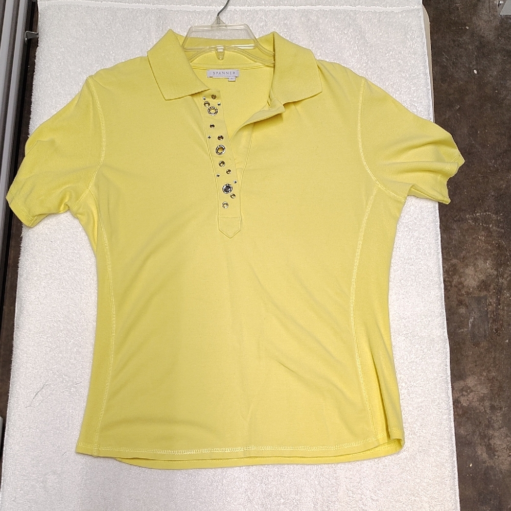 Spanner Lemon Button Down Shirt - image 1